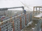 Research by the CFA found that the internal concrete temperature must drop to the mid-to-upper 20s F before hydration stops and freezing starts.