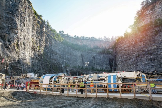 The Robbins Main Beam TBM, dubbed “Driller Mike”, was launched on Atlanta, Georgia, USA’s Bellwood Tunnel in October 2016.