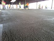 Any moving cracks in the substrate slab must be stabilized prior to installing a bonded topping.