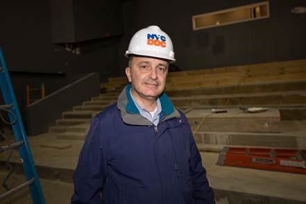 DDC Senior Project Manager Antoine Hitti at the Bille Holliday Theatre