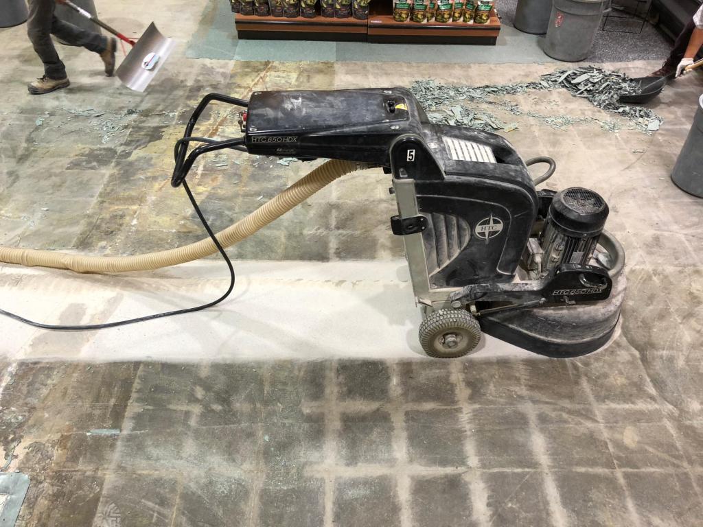 A 20AR removes multiple layers of adhesives (left side) and a single layer of adhesive (right side).