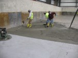 A thin bonded topping placed in cold weather is susceptible to damage from freezing.