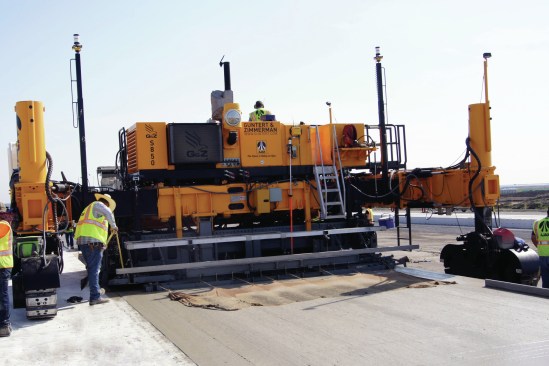 The jobsite served as a showcase for one of American Concrete Pavement Association’s (ACPA) Airport Pavement Design & Construction Workshops. 