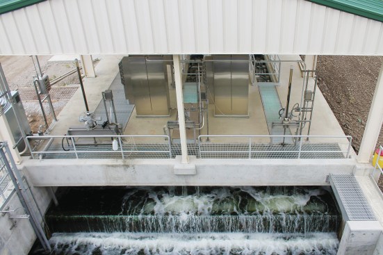 Ultraviolet (UV) disinfection system at the Water Pollution Control Center.