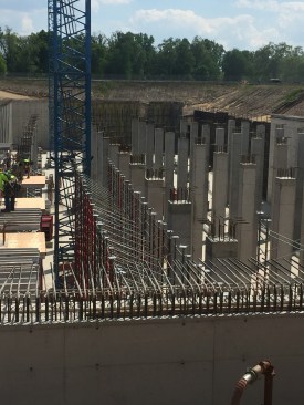 The massive size of the underground basin created some complex concrete challenges.