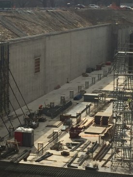 Control-flow concrete is made using a conventional mix design, so the material costs were lower than for self-consolidating concrete.