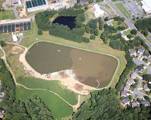 The reservoir was restored to its original 14-foot depth within six months.