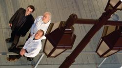 From left, clockwise: Guy Carignan, John-Pierre Desrochers, and Daniel Charest engineered North America's first IP-controlled street-lighting system. Benefits include Web-based control and status reporting. Photo: Francis Vachon