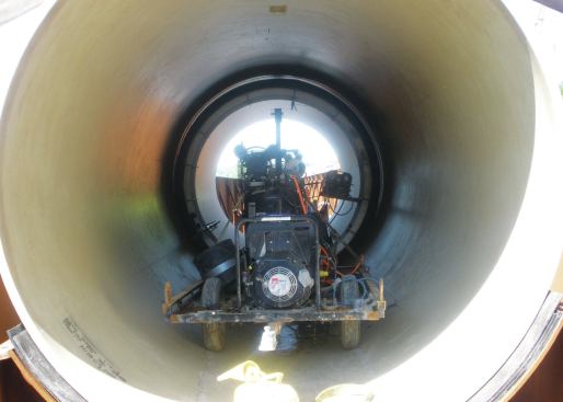 Each joint was air-tested at 5 psi to ensure leak-free service. All sections have performed well since the tunnel went into service in April 2012.
