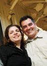 Margaret Price Sims, vice president, and husband Sean Sims, marketing administrator