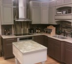 While this modern design may not make it into the homes of a majority of John H. Myers & Son's customers, the display showcases the range of the company's designers.