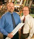 GEORGIA PHOENIX: The banks forced Wheeler's Jim Manis, left, and Mark Manis to file for Chapter 11. But by selling some real estate, they managed instead to liquidate their LBM operation, buy back some assets and Wheeler's corporate name, and reopen in Rome, Ga., as a smaller but operationally similar company.