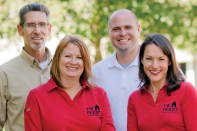 All Together Now: TW Perry believed so strongly in the value of bringing diverse interests to one place for its "All About the Home" show that it asked to have a contractor and manufacturer's rep take part in the Excellence Awards photo shoot. (David Barclay; Barclay Construction / Jennifer Purdy; TW Perry marketing manager / Matt Cullen; Versatex Trimboards / Tonya Farina; TW Perry director of business development)