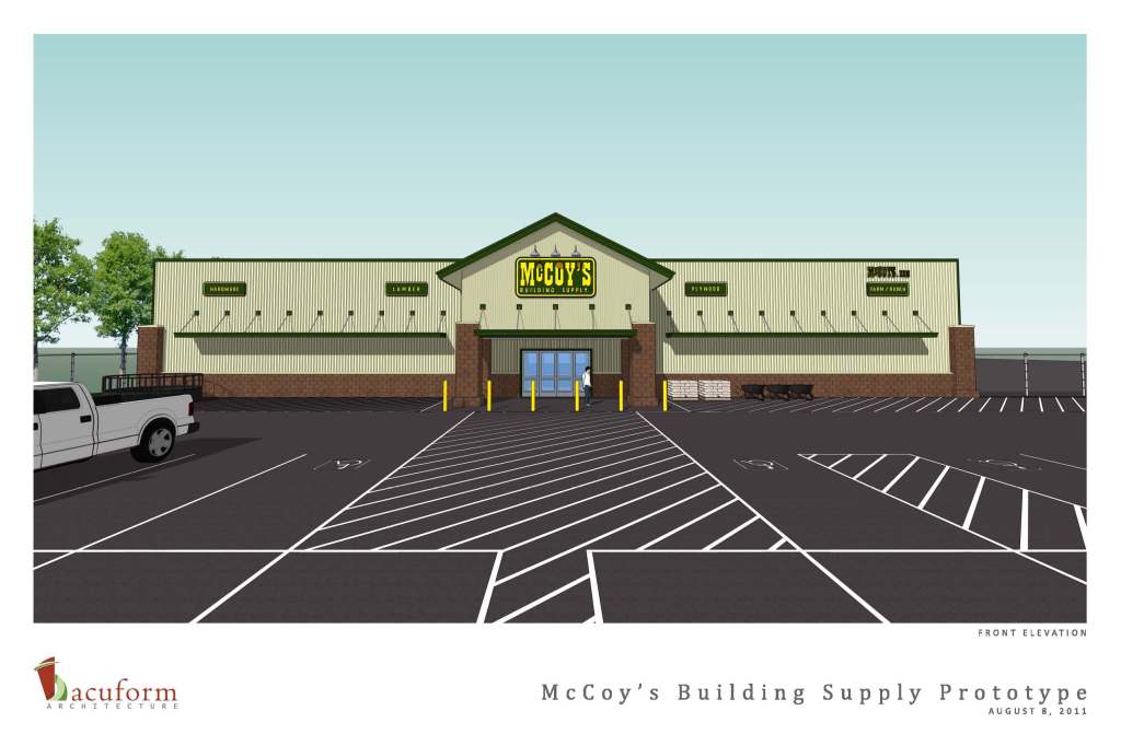 McCoy's Building Supply began construction on its newest facility earlier this month. The Taylor, Texas, location will open in December, the company says.