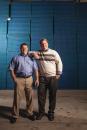 Team Work: Shelly Enterprises sales rep T.C. Feick (left) and architect Bob Nase have developed a working relationship over the years that has benefi ted both.