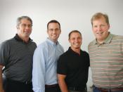 The Winning Team: Judging this year's Excellence Awards are (from left): Rick Davis, Building Leaders, Chicago; Ryan Mulkeen, Kuiken Brothers, Fair Lawn, N.J.; Andrew Cross, Truckee-Tahoe Lumber, Truckee, Calif.; and Chris Rader, Rader Solutions, Lafayette, La.