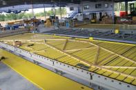 A Total Package: Builders First- Source says its willingness to install what it assembles (such as trusses, being made here) is a key to its success.