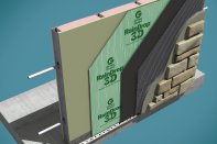 Breathable: Pactiv's Raindrop 3D not only provides drainage, but also lets air escape the building.