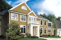 Looking Good:  New siding products add luster to a home's appearance.