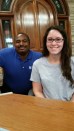 Jeff Faircloth and Emily Trevino of Jim Carpenter Co., Fredericksburg, Va.