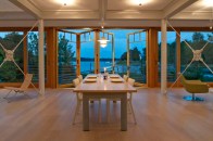 Bi-fold patio doors by Weather Shield bring the outdoors in.