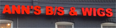 Sign on a storefront in Washington, DC