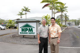 Mike (left) and Jason (right) Fujimoto of HPM Building Supply, Keeaau, Hawaii