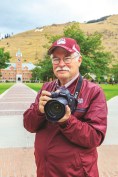 Owen Robinson enjoys one of his post-retirement ventures: photography