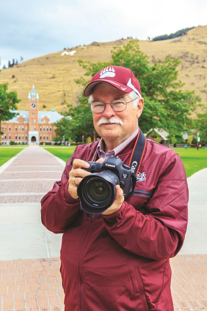 Owen Robinson enjoys one of his post-retirement ventures: photography