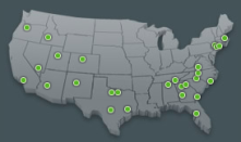 Locations of Rugby Architectural Building Products operations