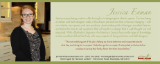 Bio card for a designer at Hancock Lumber