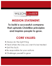 The mission statement of Wilson Lumber, Huntsville, Ala.
