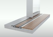 The Low Profile Saddle Hybrid Sill for the cero system by NanaWall Systems.