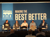 Four Under 40 panel at the 2018 ProSales 100 Conference
