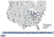 Foundation Building Materials locations and acquisitions