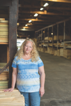 Mimi Mettam, owner, Mettam Brothers Lumber, St. Clair, Pa.