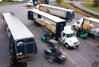 Erie Materials delivery trucks