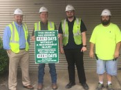 Dealers Choice Florala Alabama keeps safety as a priority!Shown: Andrew Morris (Market Manager), Richard Bowden (Operations Manager), Harry Accor (Distribution Leadership Program), Jimmie Nance (Driver)