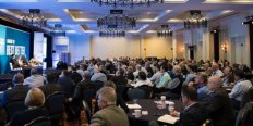 ProSales 100 Conference Attendees in Ballroom