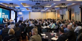 ProSales 100 Conference Attendees in Ballroom
