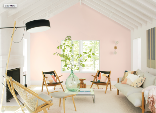 Benjamin Moore's 2020 Color of the Year, First Light.