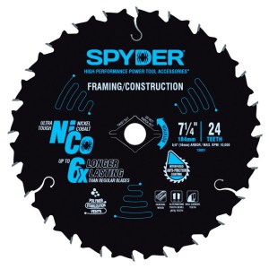 The NiCo Circular Saw Blade by Spyder Products