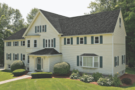 IKO's Cambridge Cool Colors shingles are designed to reflect solar energy to help keep homes cooler.