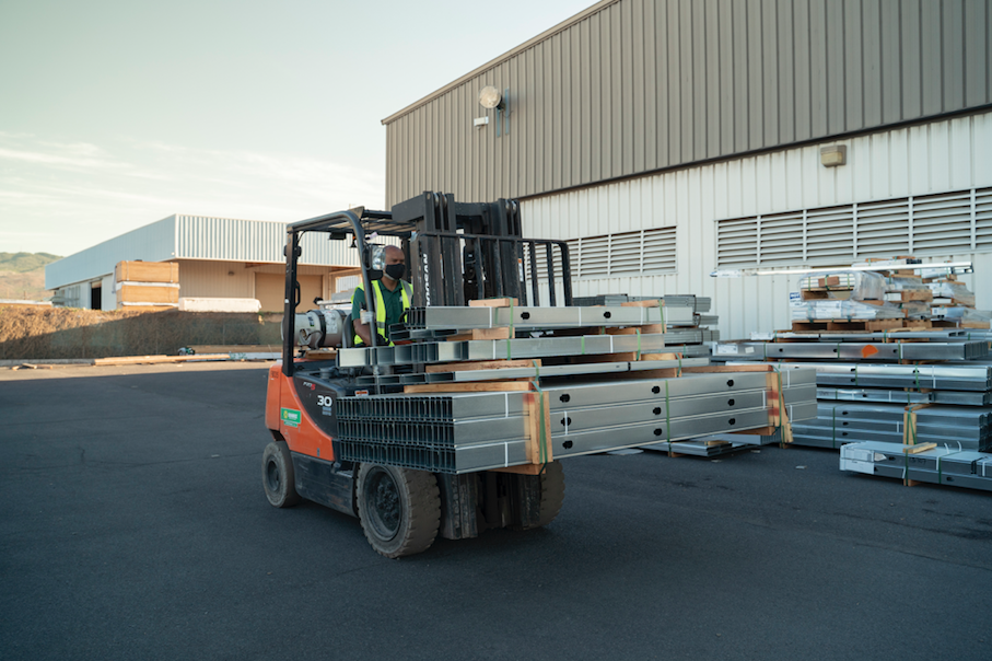 HPM Building Supply's Kapoeli facility on Oahu.