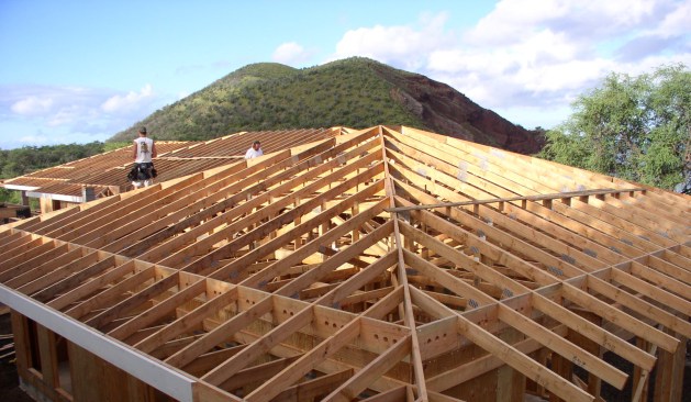 Precision-engineered roof trusses are a signature product of Truss Systems by HPM.
