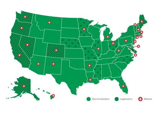 Data sourced from Norml.org
