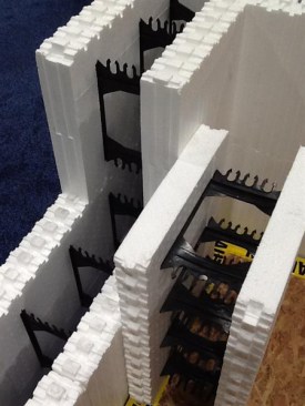 Amvic made the foam in its insulated concrete forms thicker for a more energy-efficient product that also buffers against noise. www.amvicsystem.com