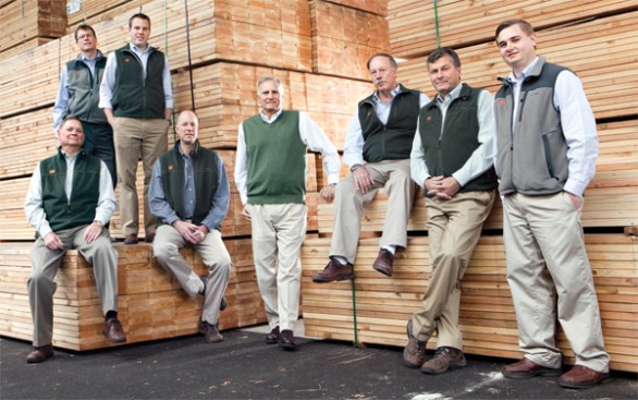 The eight men on Kuiken Brothers' executive committee not only are Kuikens, they all are managers. From left: Wayne is a vice president; Nick is vice president for sales and business development, Matt is a branch manager, Ken is a vice president, Doug is president, Henry is a vice president, Robert is a vice president and transfer coordinator, and Michael is a branch manager.
