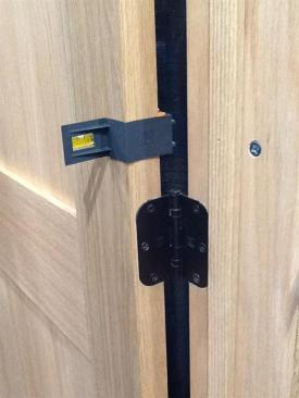 After more than four years trouble-shooting door installations, JenTra co-founder Travis Kelley thought he might have a better way. Using JenTra’s CHEATAH™ door installation kit, users attach three tools along the door jamb and adjust until all three are level, allowing the door to hang straight and centered. www.jentratools.com