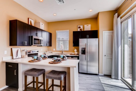 All Avilla Homes feature 10-foot ceilings, stainless steel appliances, quartz countertops, and a private backyard with a covered patio.